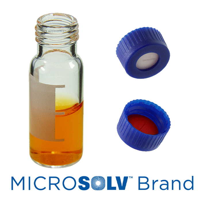 Vial & Cap Kit Includes 100 EA 2ml, Screw Top, Clear Autosampler Vials